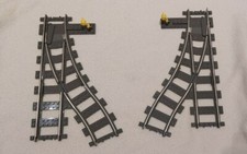  Lego® 9V Eisenbahn Weiche rechts und links - 9 Volt Schienen Weichen gebraucht