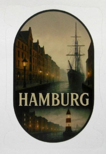Souvenir aufkleber hamburg - souvenir-aufkleber,