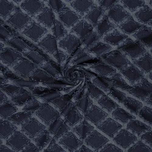 Jeansstoff blue rupture - blue,