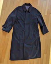 Mantel lang, Anthrazit, Wolle und Cashmere, Größe 46 (S)