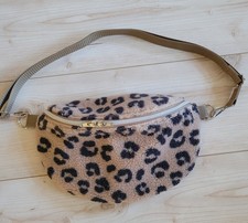 schöne Bauchtasche Handmade  Teddy LEO crossbodybag Gürteltasche braun