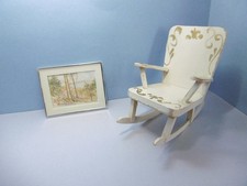 Vintage Schaukelstuhl Holz &