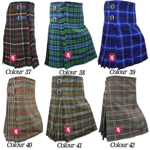 Scottish tartan herren kilt - scottish,