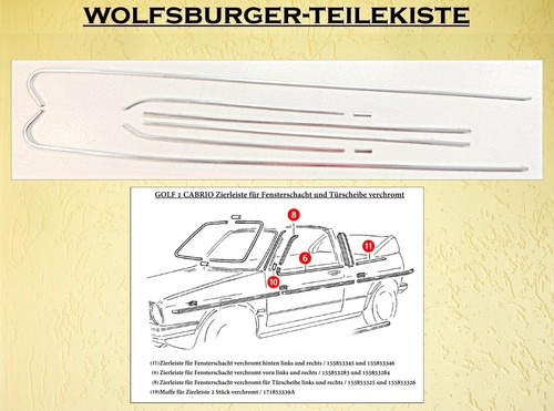 Golf cabrio zierleiste - cabrio,