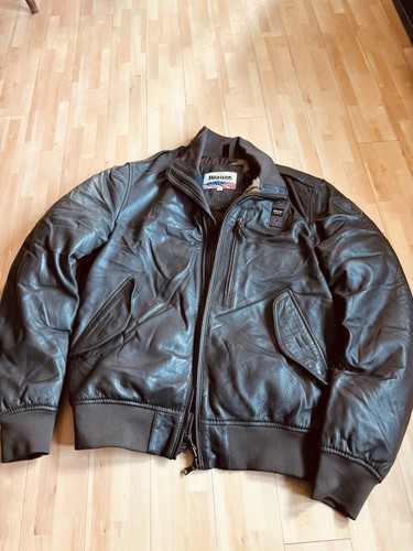 Blauer usa herren - blauer, lederjacke