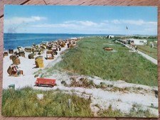 OSTSEEBAD HEILIGENHAFEN STRAND alte Farb-Ansichtskarte Postkarte 70er Jahre 1972