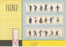 PREISER Katalog 1958 Figuren