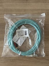 LWL Kabel 50/125,  10m, OM3 SC Dupl. / LC Dupl., Aqua