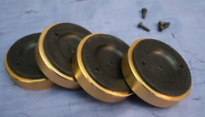 HiFi Absorber- Geräte- Füße, goldfarben, 4Stück, 50mm Durchmesser, 13mm hoch,top