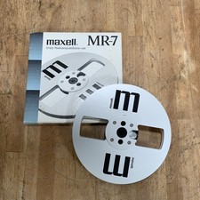 Original Maxell MR-7 Alu Tonband Spule/Leerspule/Metal Reel 18cm
