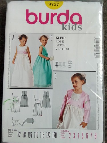 Burda kids 9757 kleid - burda,