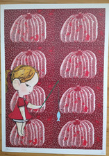 Death NYC Lithographie - limitiert - signiert - Popart - Nara - Kusama