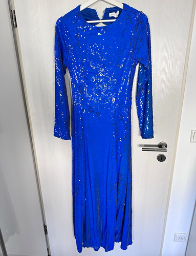Topshop damen abendkleid blau - abendkleid,