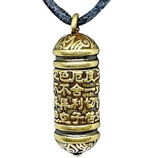 Versteckte Phiole Halskette Anhänger Groß Secret Bronze Festival Pille Stash ...