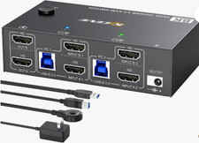 KVM Switch 2 PC 2 Monitore 8K