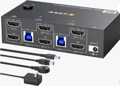 Kvm switch monitore 8k - monitore,