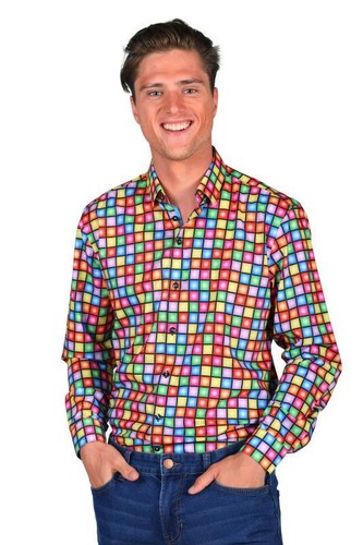 Hemd 70er 80er jahre kleid - hemd,