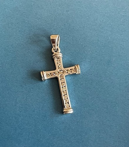 Kreuz anhänger weißgold - kreuz,