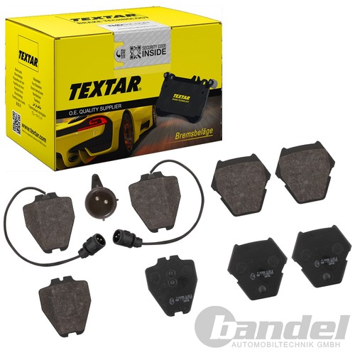 Textar bremsbeläge vorne - textar,