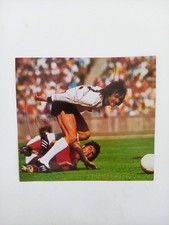 Wolfgang Overath - 2 signierte Magazinbilder - original Autogramm - ca. 13x14cm 