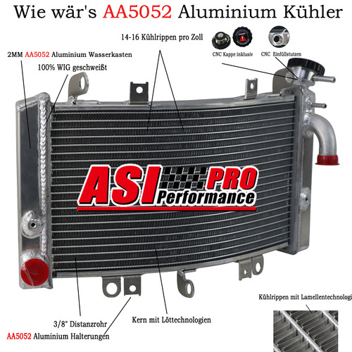 Ersatz aluminium kühler für - aluminium,