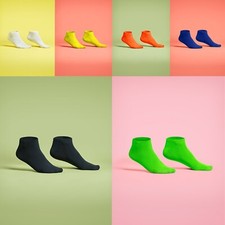 SET 12 ODER 24 PAAR NEON BAUMWOLLSOCKEN HERREN GR: 40-46 MODELL: M799