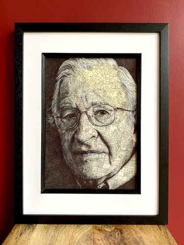 Noam chomsky kunstdruck - noam,