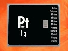 Platin Geschenkbarren Motiv Pt international Geschenk mit Auswahl 1g 5g 10g 20g