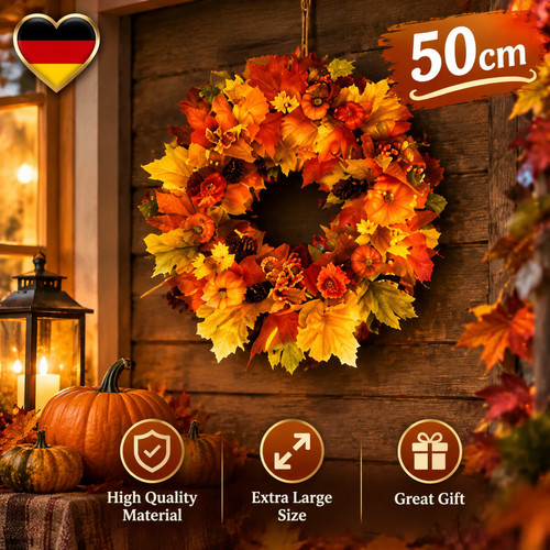 Deko kranz 50cm herbstkranz - deko,