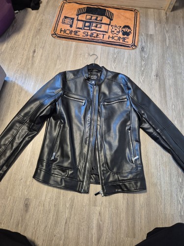 Herren lederjacke schwarz - herren,