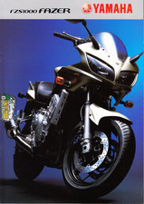 Yamaha FZS 1000 Fazer Prospekt  Brochure  10  Seiten  2003