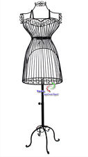 METALL Schaufensterpuppe Schneiderpuppe Dekobüste Kleiderständer Draht Torso