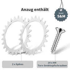 2Stück Spikes Stahl für Worx