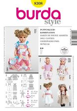 Burda Schnittmuster - Puppenkleider - Kombination - Sets - Nr.8308