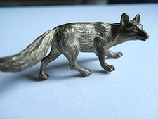 Bronze kleine Figur Fuchs