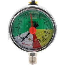Manometer bar unten - manometer, 0-8-25