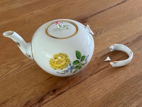 Meissen teekanne blume - meissen, "blume