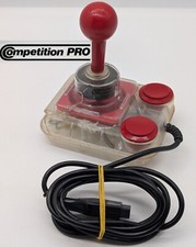Competition Pro Joystick?️ clear 9-PIN Stecker für Amiga, Atari, C64, Amstrad