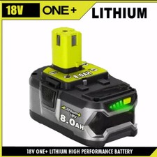 8,0Ah Akku für Ryobi 18V P108