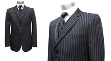 Nadelstreifen Herrenanzug mit Weste*111*
