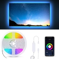 WiFi LED Band 2m TV USB Streifen Smart Home APP Fernseh-Licht RGB dimmbar Stripe