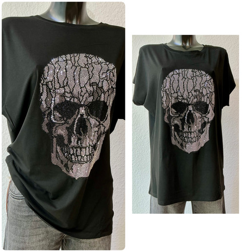 Damen shirt - shirt, totenkopf