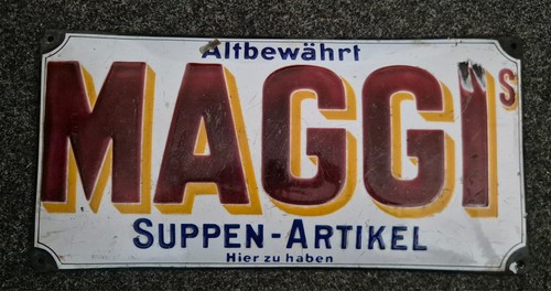 Altes emailschild maggi - ,