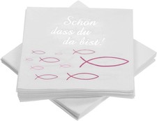 Fish Servietten Fisch Rosa