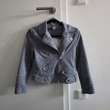 DIVIDED H&M Bikerjacke Grau