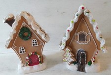 TK Maxx - 2  Gingerbread/Lebkuchenhäuser , ca. 16 x 11 cm , Neu !