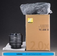 Nikon TC-20E III AF-S Telekonverter im sehr guten Zustand OVP