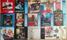 ¥ Laserdisc Horror Sammlung deutsch Sie leben woodoo Boot house Manta (15 LD´s)