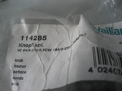 Vaillant knopf set - vaillant,