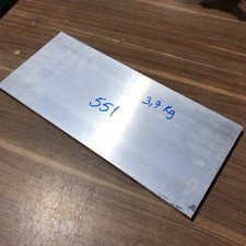1x Alu  Aluminium Reststück  Flach,  200 x 15x 460 mm Lang,   (551)